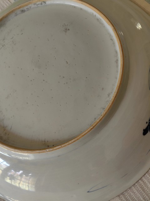 古玩陶瓷青花盤真品鑒賞圖