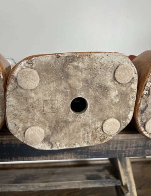 古玩陶瓷粉彩三星高照造像真品鑒賞圖