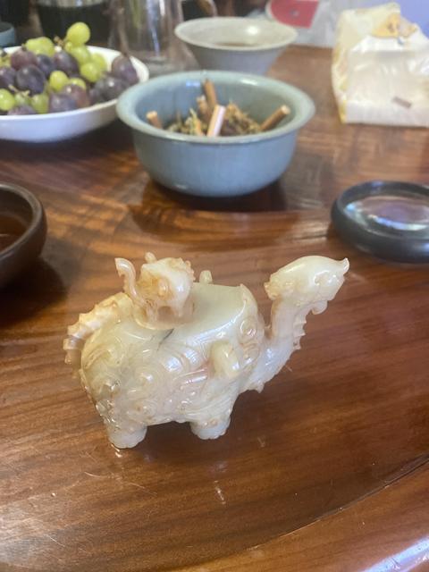 古玩玉器做舊仿古“菩薩擺件”真品鑒賞圖