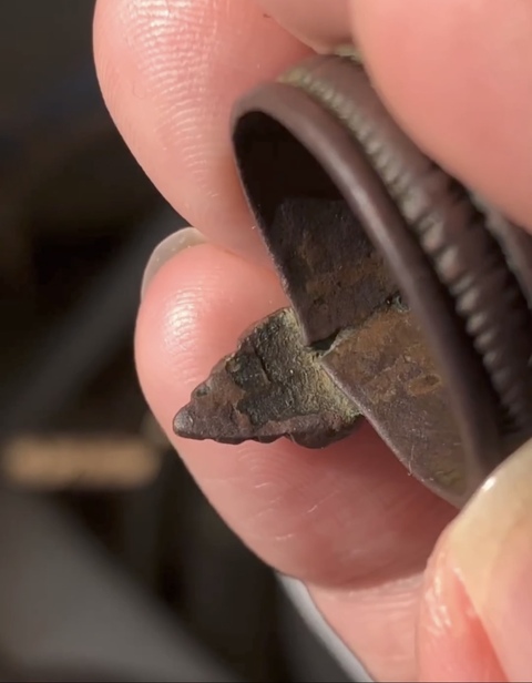 古玩銅器金剛杵戒真品鑒賞圖