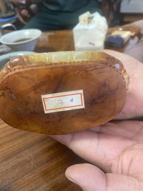 古玩玉器做舊仿古“菩薩擺件”真品鑒賞圖