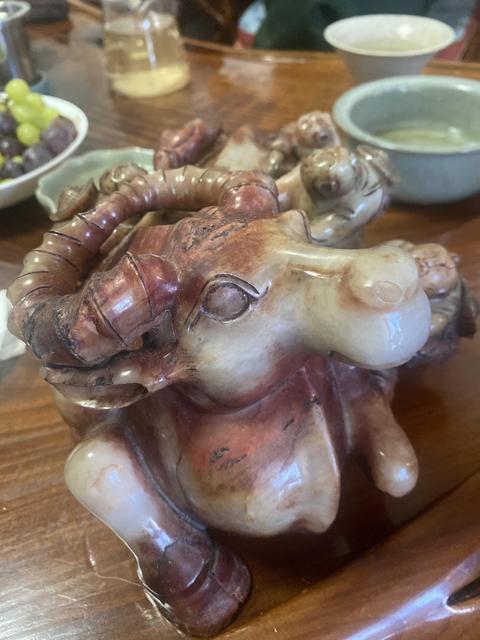 古玩玉器做舊仿古“童子牧?！睌[件真品鑒賞圖
