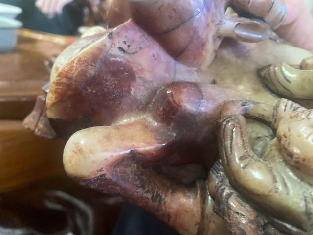 古玩玉器做舊仿古“童子牧?！睌[件真品鑒賞圖