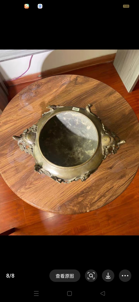 古玩銅器爐子真品鑒賞圖