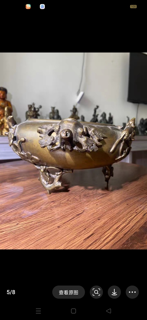 古玩銅器爐子真品鑒賞圖