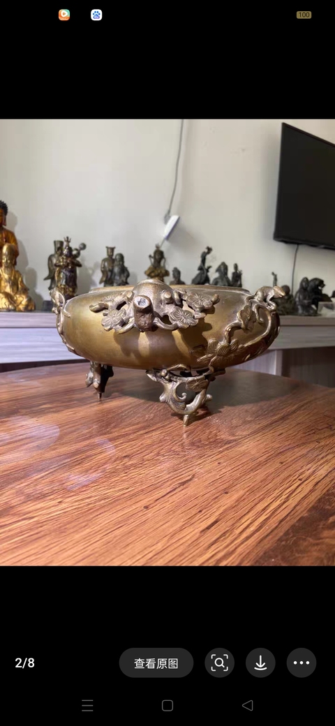 古玩銅器爐子真品鑒賞圖