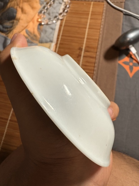 古玩陶瓷吉語紋粉彩托盤真品鑒賞圖