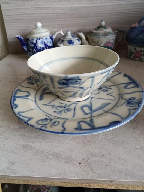 古玩陶瓷青花碗盤真品鑒賞圖