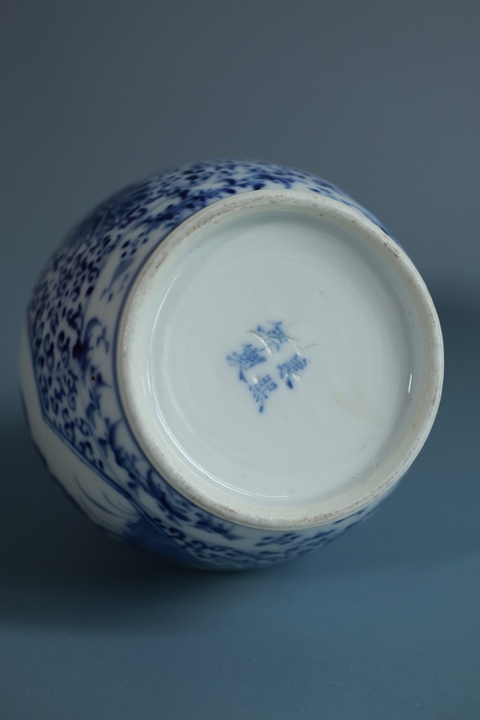 古玩陶瓷青花花鳥紋葫蘆瓶真品鑒賞圖