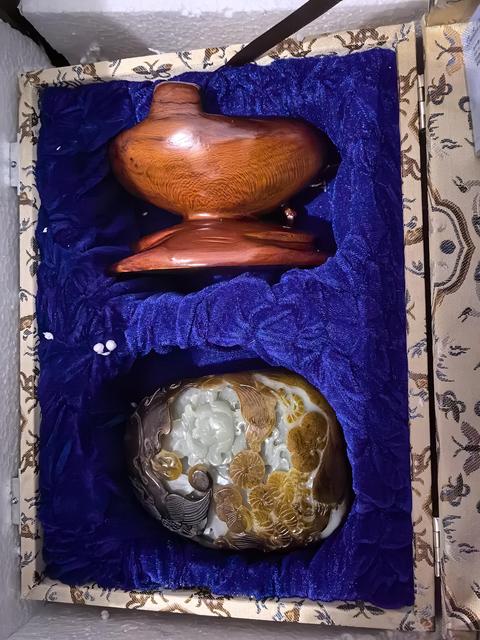 古玩玉器和田玉雕“花鳥”擺件拍賣，當前價格880000元