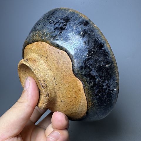 古玩陶瓷明代，磁州窯茶盞拍賣，當前價格138元