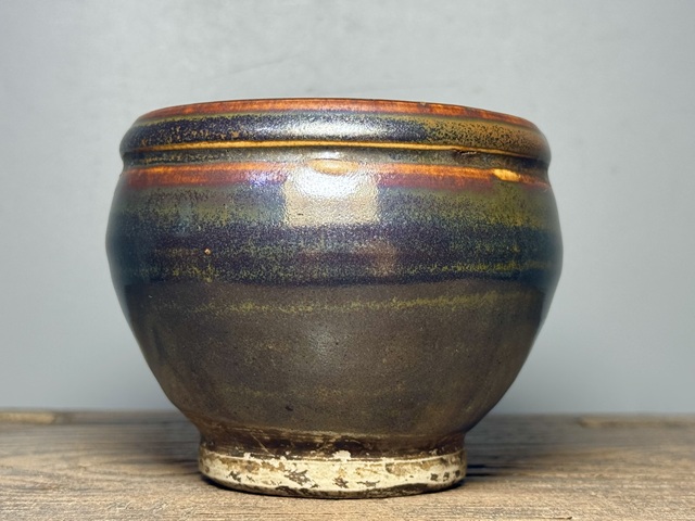 古玩陶瓷窯變筆洗真品鑒賞圖