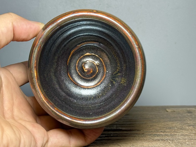 古玩陶瓷窯變筆洗真品鑒賞圖