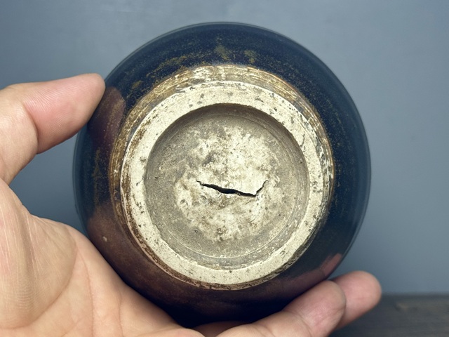 古玩陶瓷窯變筆洗真品鑒賞圖