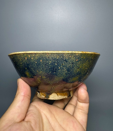 古玩陶瓷明代，磁州窯茶盞拍賣，當前價格158元