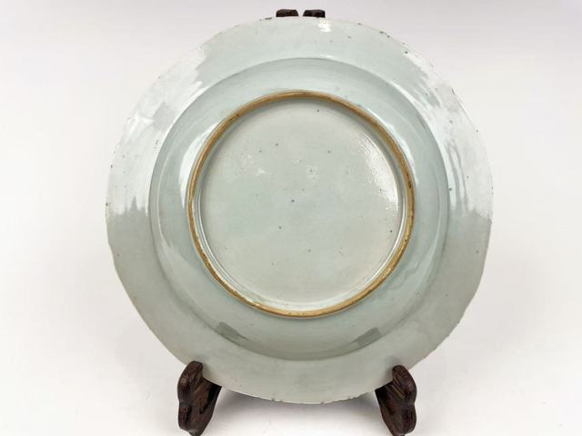 古玩陶瓷清乾隆·青花山水樓閣人物八方盤拍賣，當前價格0元