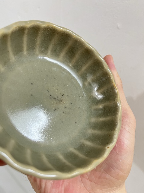 古玩陶瓷元~龍泉窯青瓷蔗段洗拍賣，當(dāng)前價(jià)格4180元