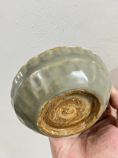 古玩陶瓷元~龍泉窯青瓷蔗段洗拍賣，當(dāng)前價(jià)格4180元
