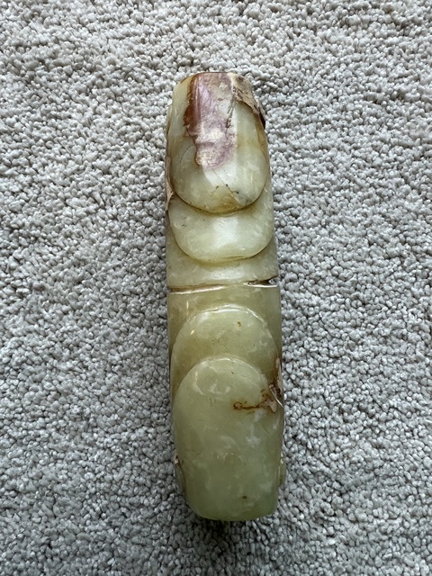 古玩玉器仿古玉勒子真品鑒賞圖