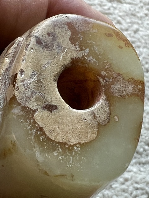 古玩玉器仿古玉勒子真品鑒賞圖