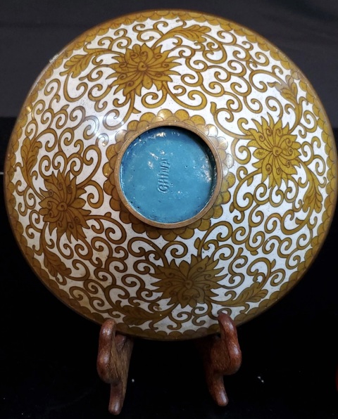 古玩銅器琺瑯彩大碗真品鑒賞圖