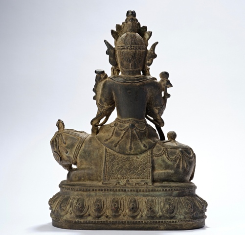 古玩銅器普賢菩薩真品鑒賞圖