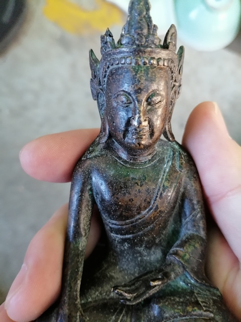 古玩銅器明中期?銅佛造像拍賣，當前價格28888元