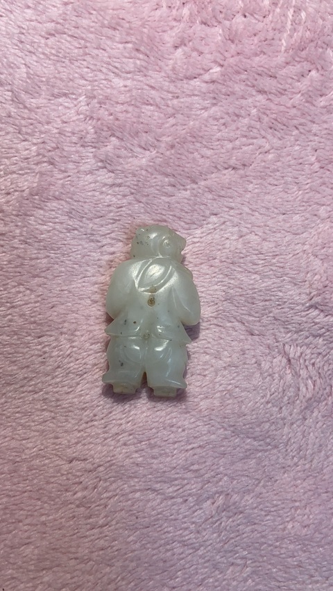 古玩玉器和田玉雕“素紋扳指”真品鑒賞圖