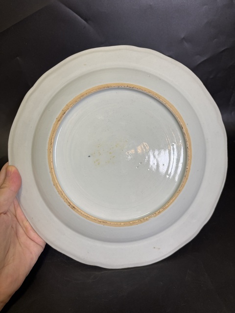 古玩陶瓷廣琺瑯風格人物故事紋盤真品鑒賞圖