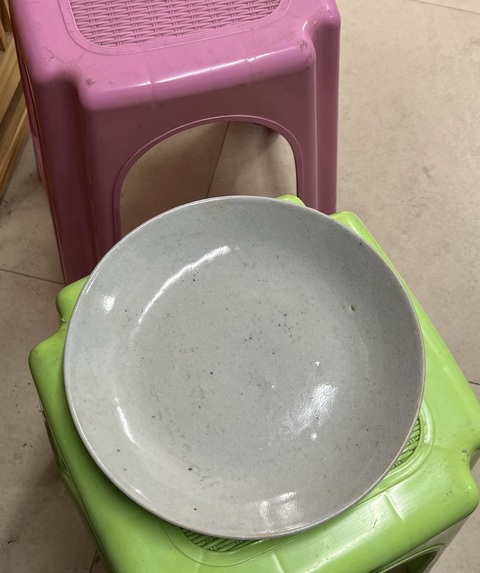 古玩陶瓷哥釉盤真品鑒賞圖