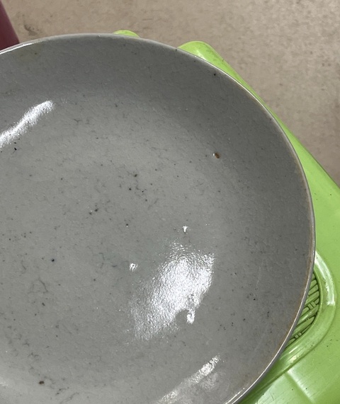 古玩陶瓷哥釉盤真品鑒賞圖