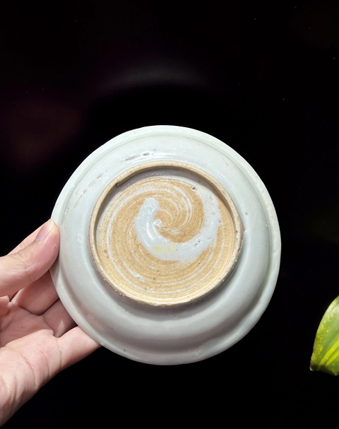 古玩陶瓷明宣德青花纏枝花卉盤真品鑒賞圖