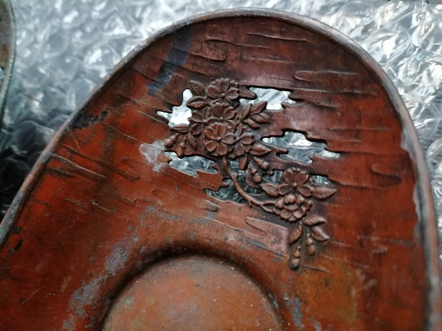 古玩銅器托盞真品鑒賞圖