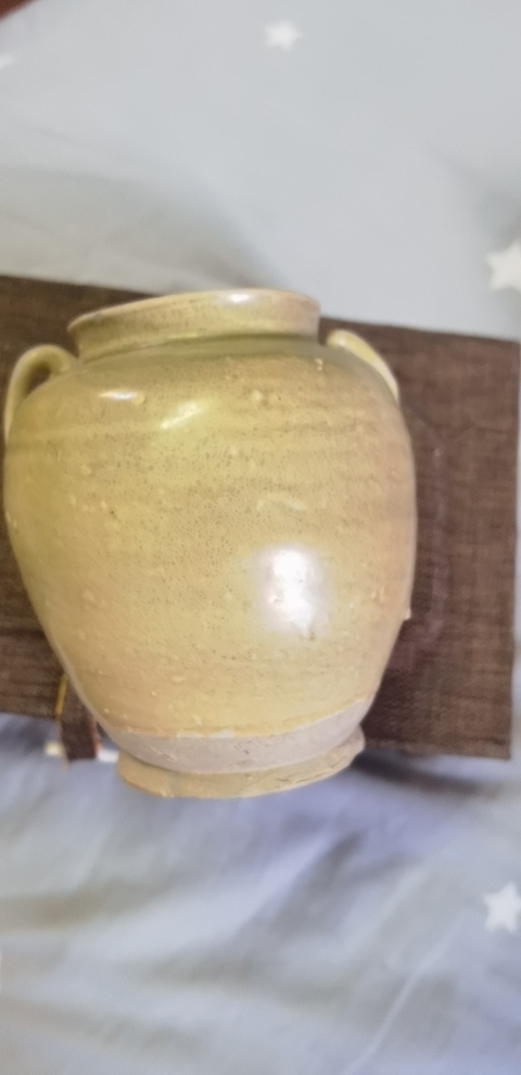 古玩陶瓷青釉雙系罐真品鑒賞圖