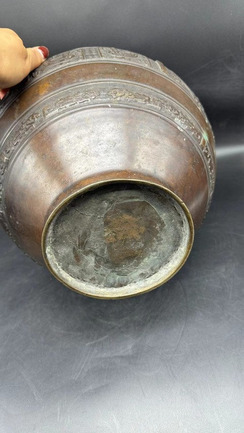 古玩銅器銅尊真品鑒賞圖