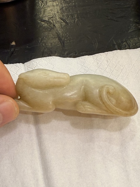 古玩玉器玉雕生肖犬型件真品鑒賞圖