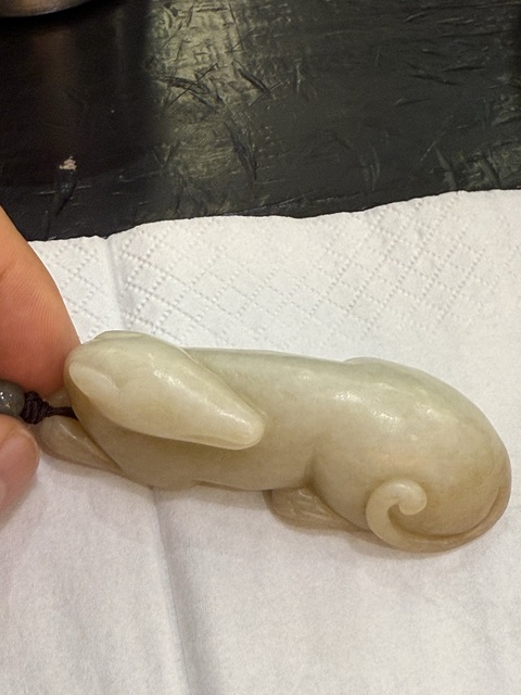 古玩玉器玉雕生肖犬型件真品鑒賞圖