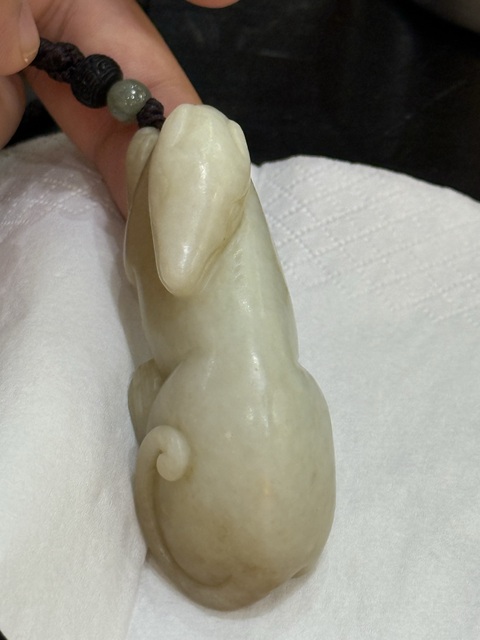 古玩玉器玉雕生肖犬型件真品鑒賞圖