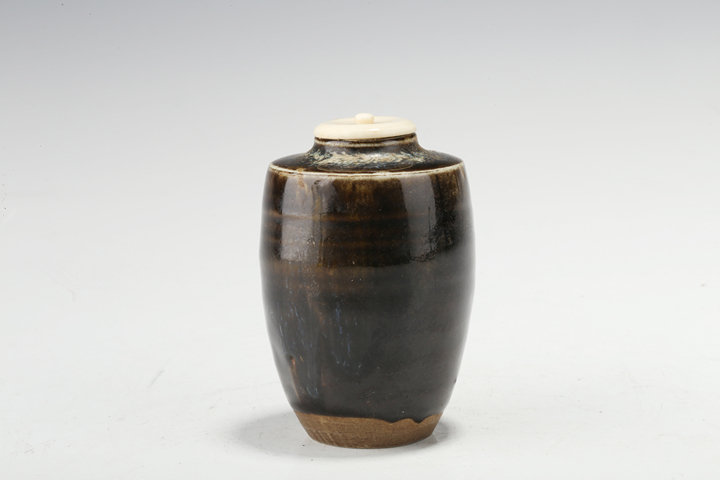 古玩陶瓷清·窯變釉小罐真品鑒賞圖