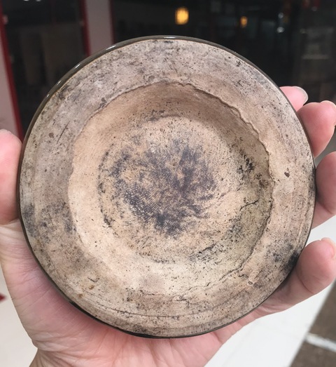 古玩陶瓷黑釉瓷硯拍賣，當前價格360元