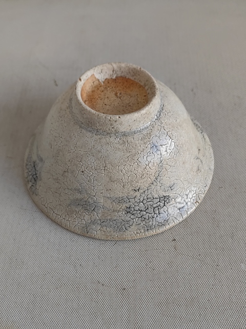 古玩陶瓷青花花卉紋碗真品鑒賞圖