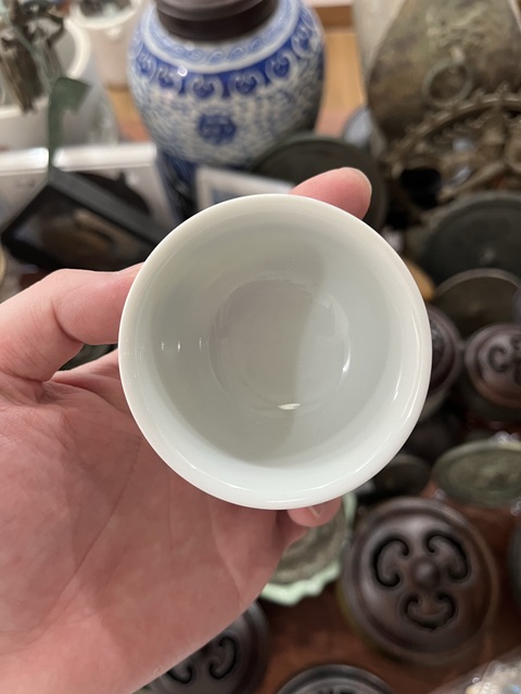 古玩陶瓷青花杯真品鑒賞圖