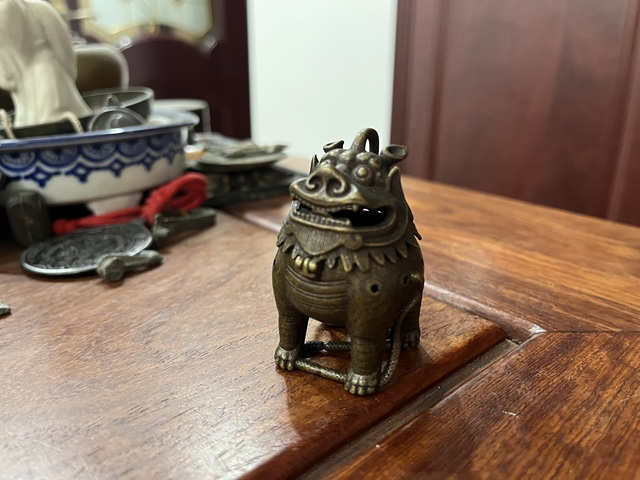 古玩雜項(xiàng)銅薰?fàn)t真品鑒賞圖