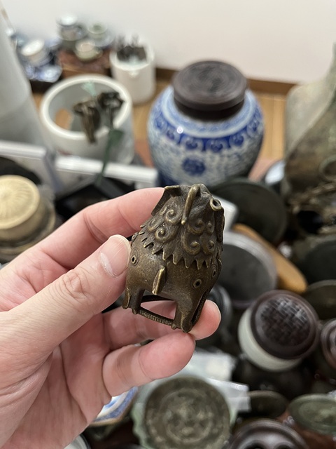 古玩雜項(xiàng)銅薰?fàn)t真品鑒賞圖