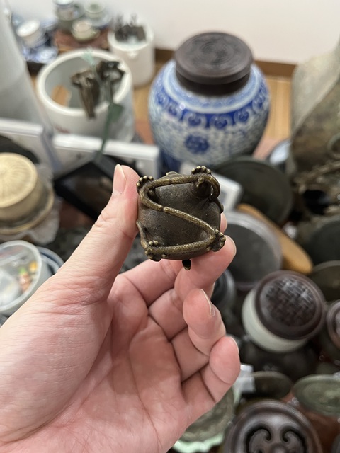 古玩雜項(xiàng)銅薰?fàn)t真品鑒賞圖