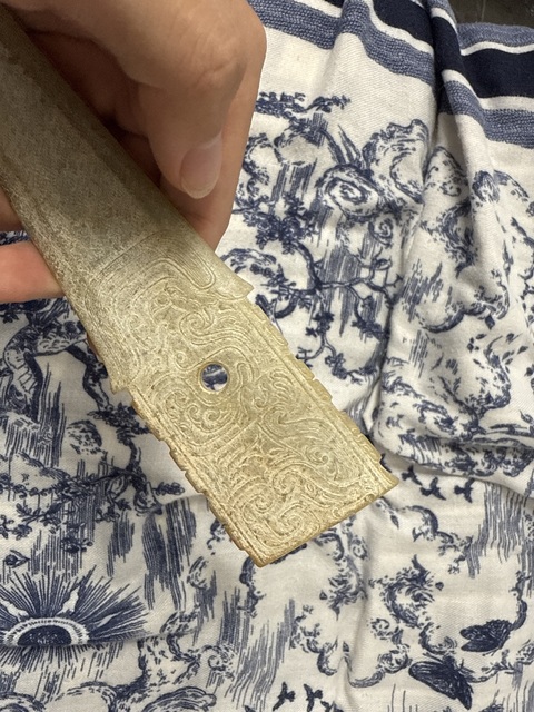 古玩玉器仿古玉戈真品鑒賞圖