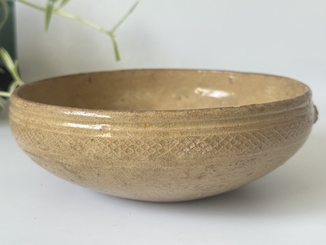 古玩陶瓷西晉越窯青瓷洗真品鑒賞圖