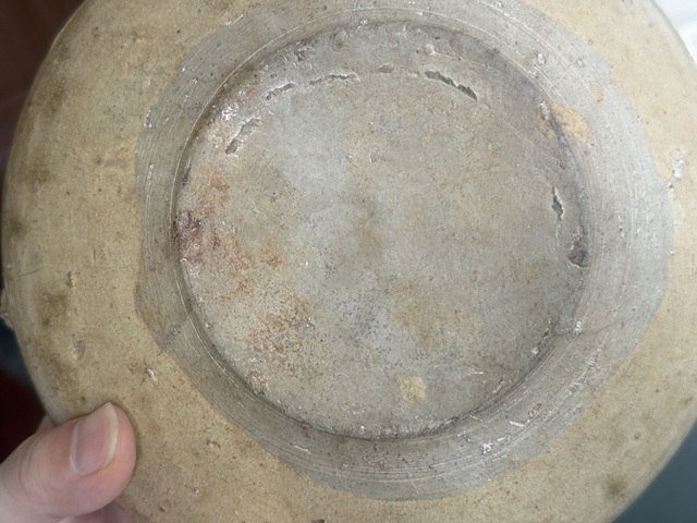 古玩陶瓷西晉越窯青瓷洗真品鑒賞圖