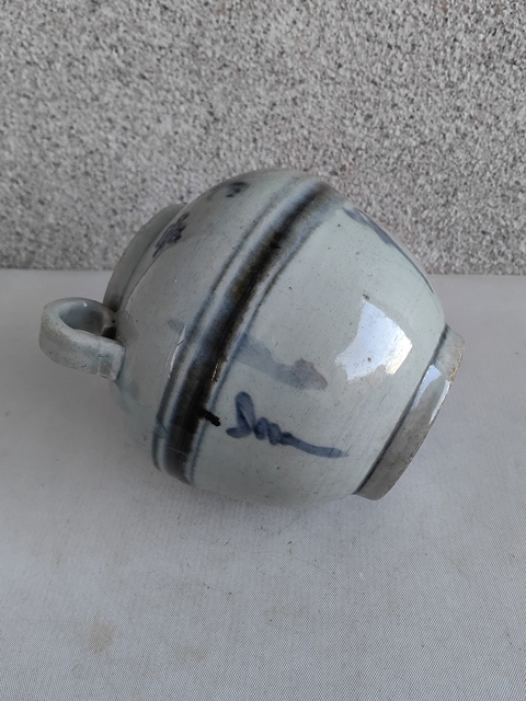 古玩陶瓷青花花卉紋茶壺拍賣，當前價格1600元