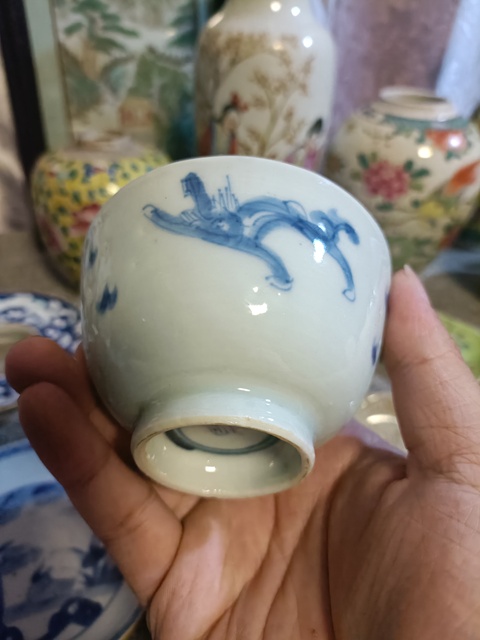 古玩陶瓷清早·青花龍紋杯 真品鑒賞圖